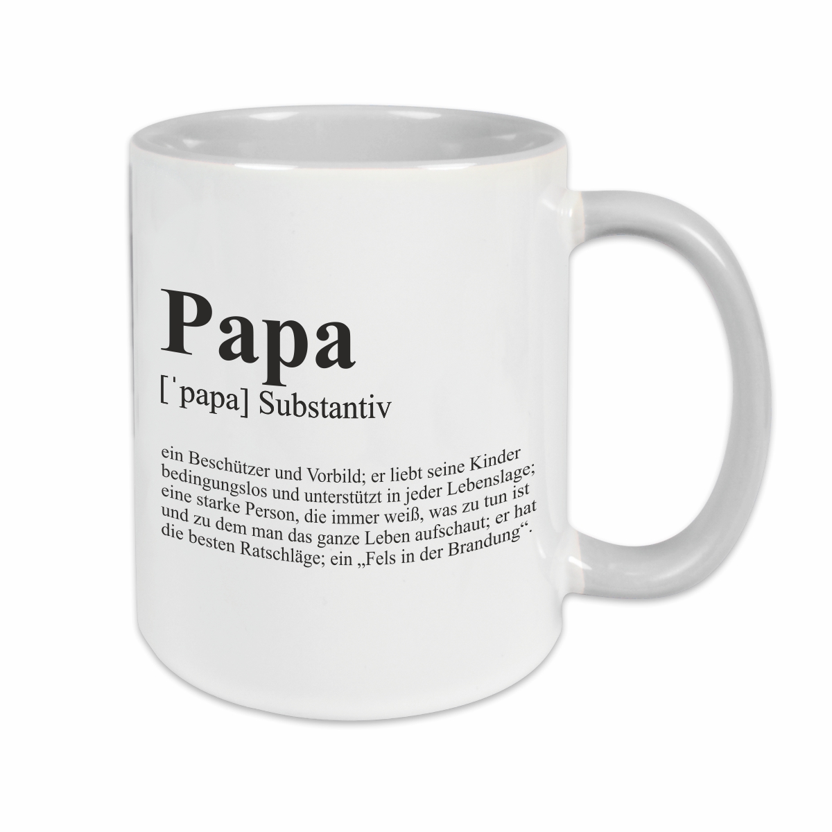Tasse - Definition Papa grau – Ansicht 1 von 3