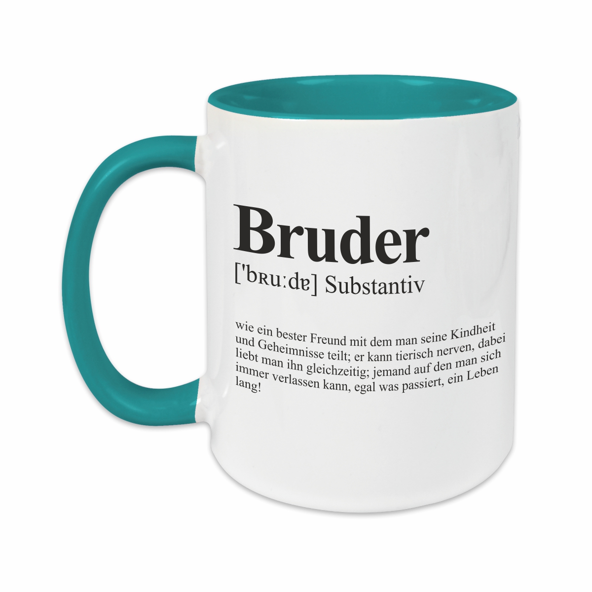 Tasse - Definition Bruder türkis