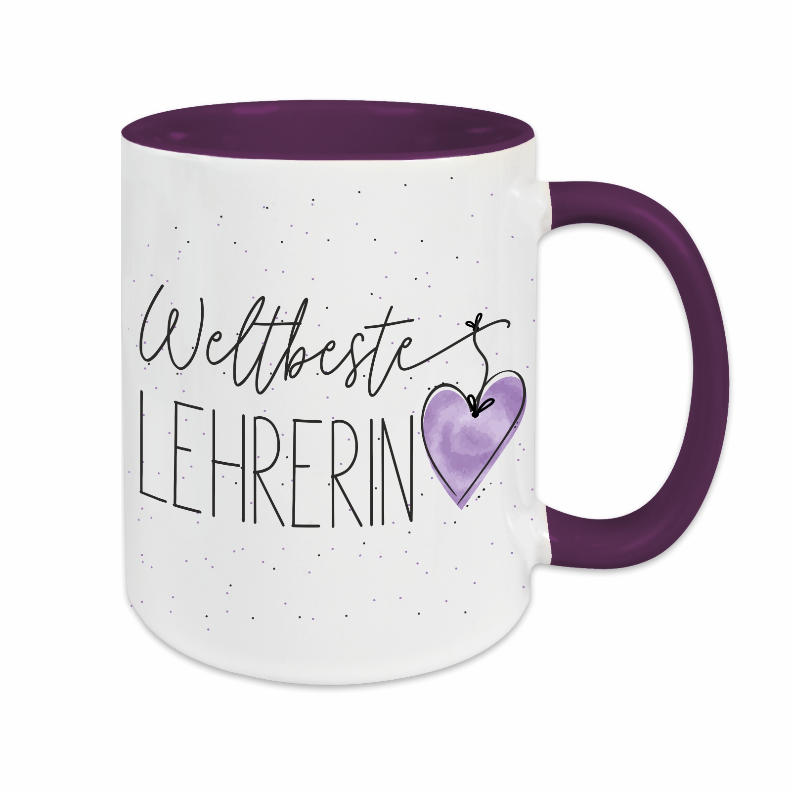 Tasse - Weltbeste Lehrerin lila