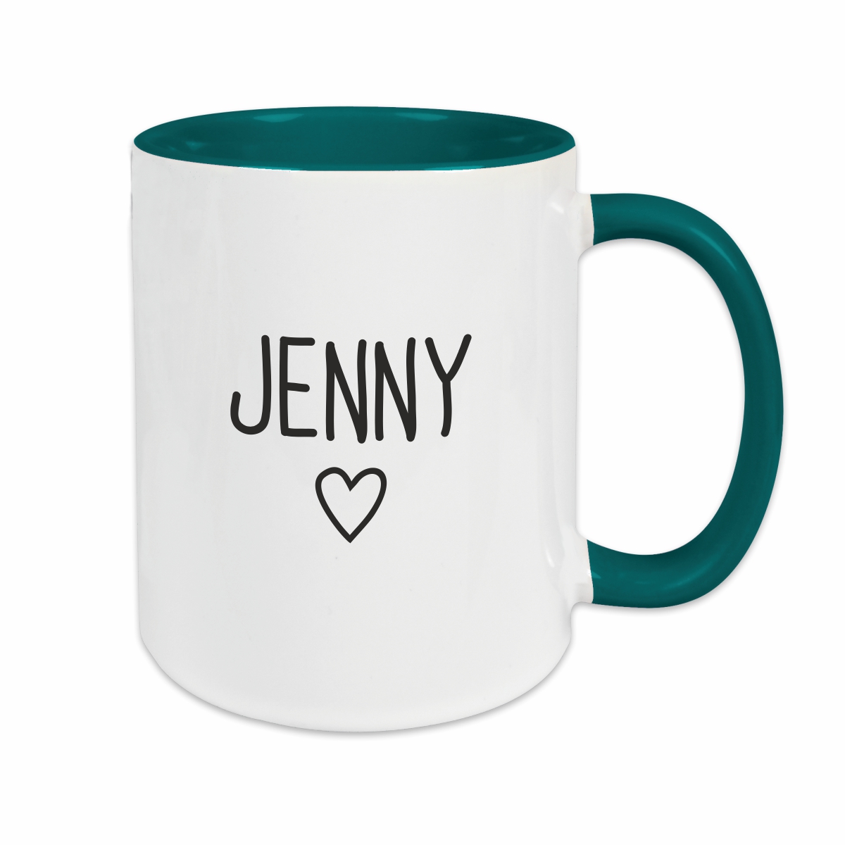 Tasse - Lieblingsmensch petrol personalisiert