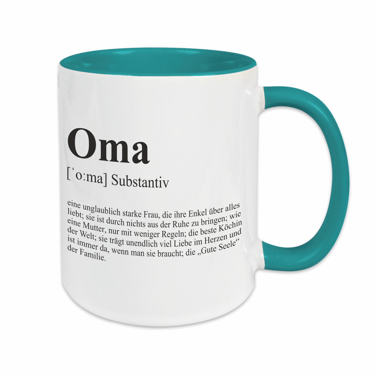 Tasse - Definition Oma türkis