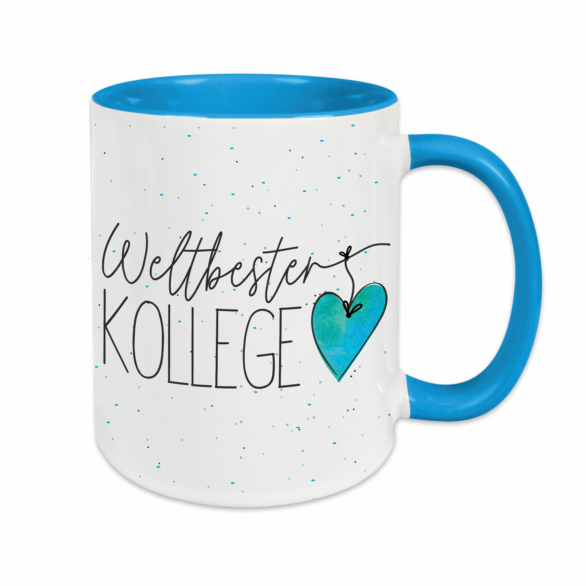 Tasse - Weltbester Kollege hellblau