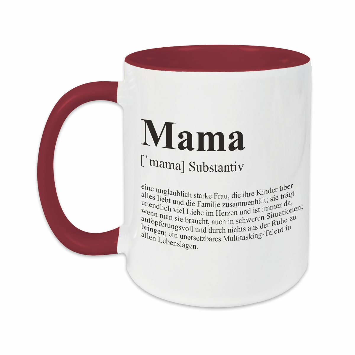 Tasse - Definition Mama burgund