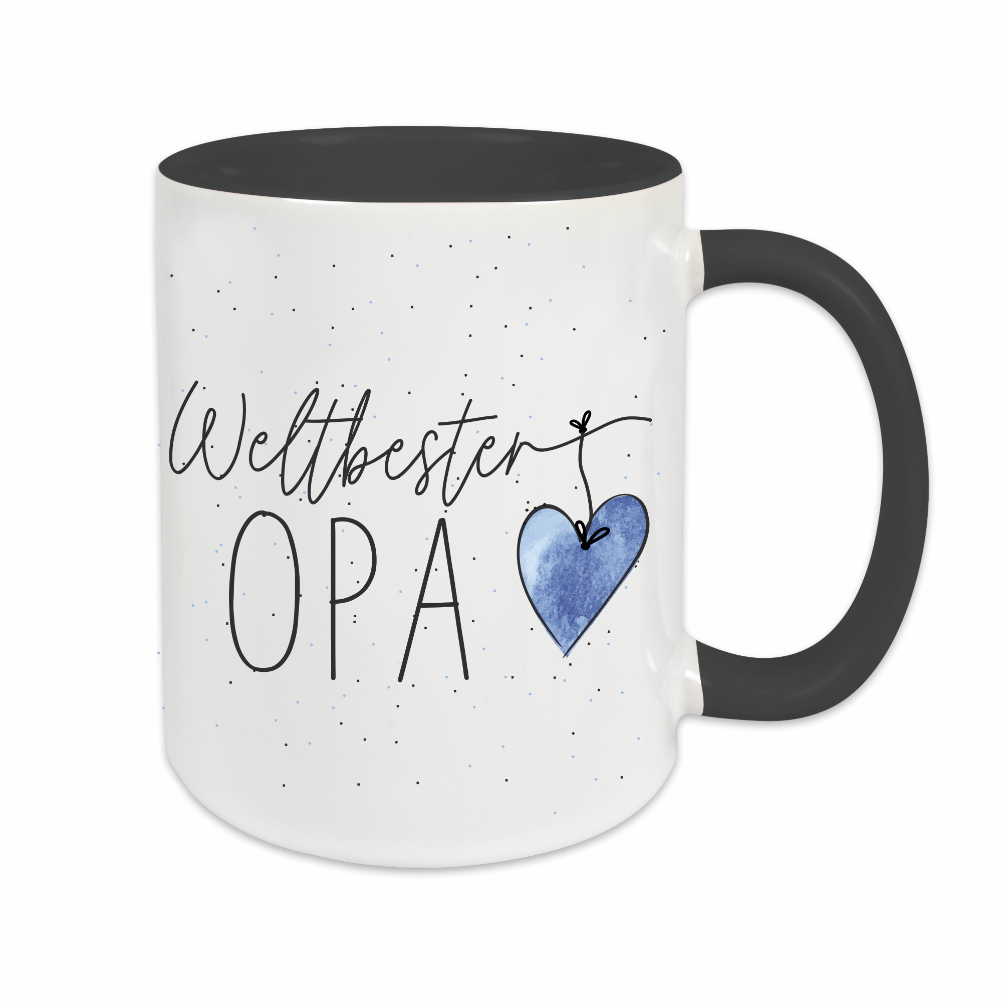 Tasse - Weltbester Opa schwarz