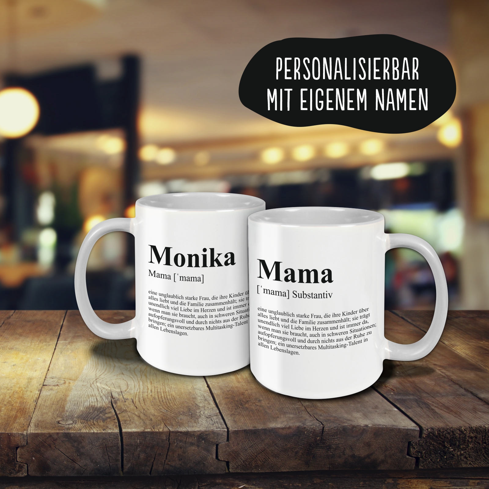 Tasse - Definition Mama grau