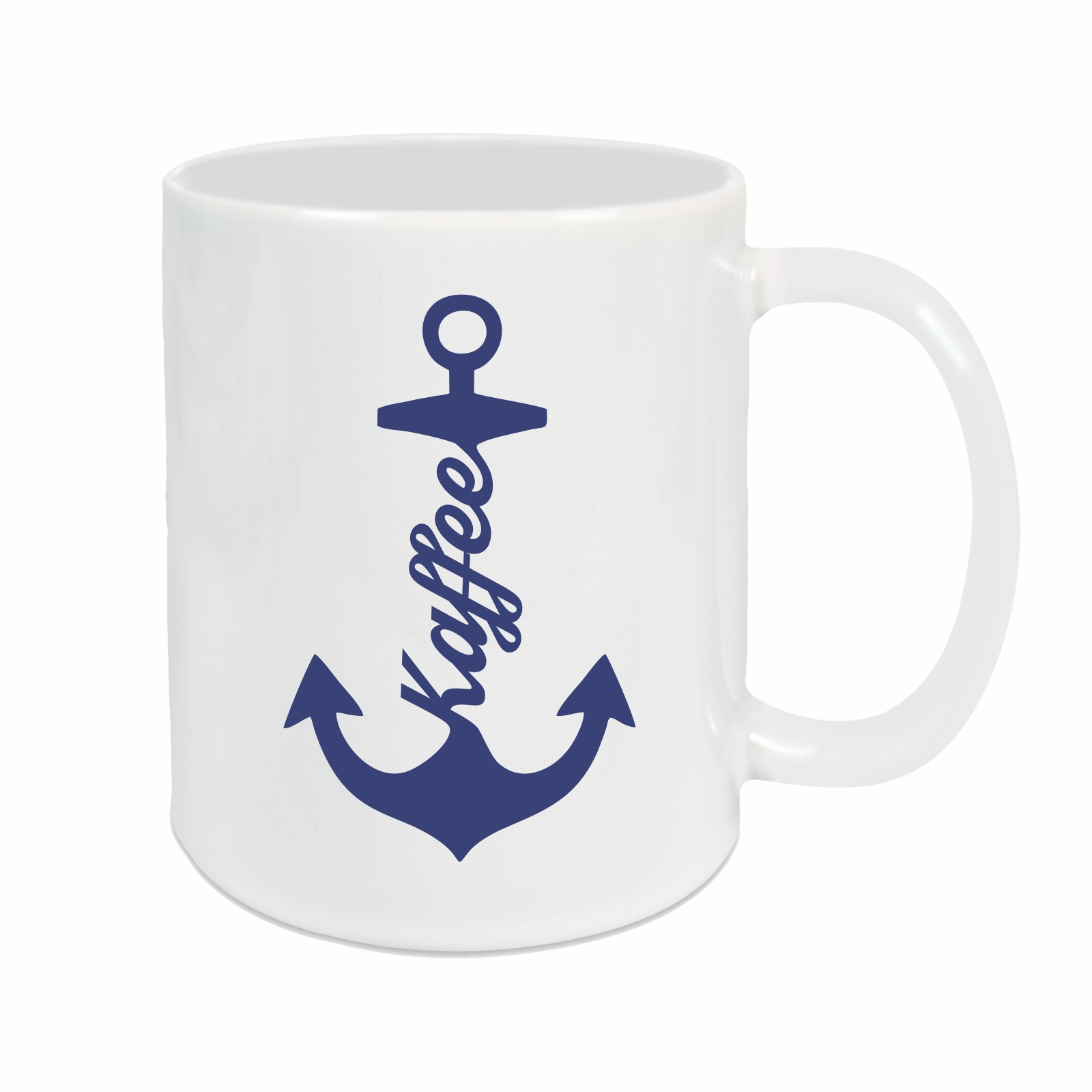 Tasse - Kaffee Anker weiß