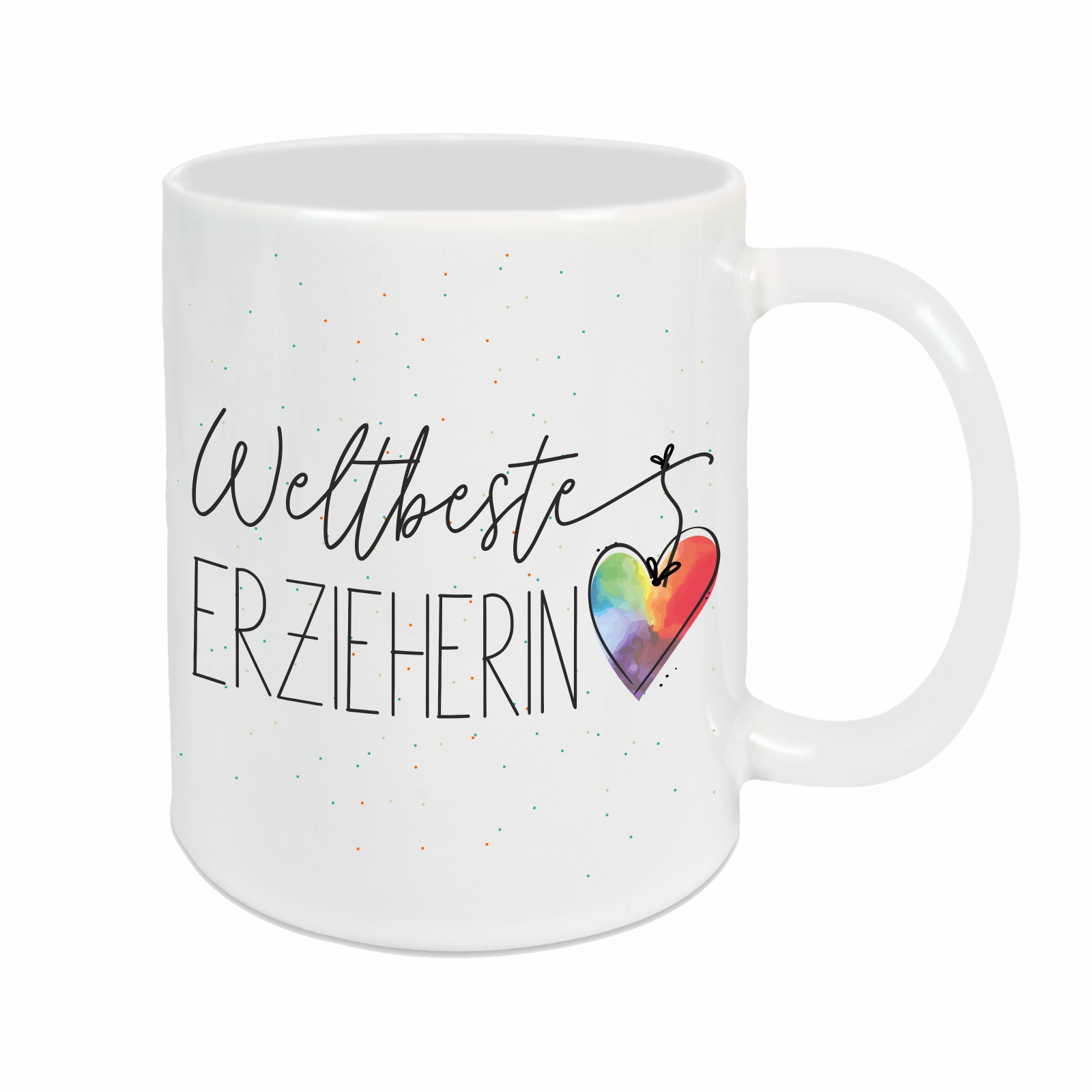 Tasse - Weltbeste Erzieherin weiß – Ansicht 1 von 3