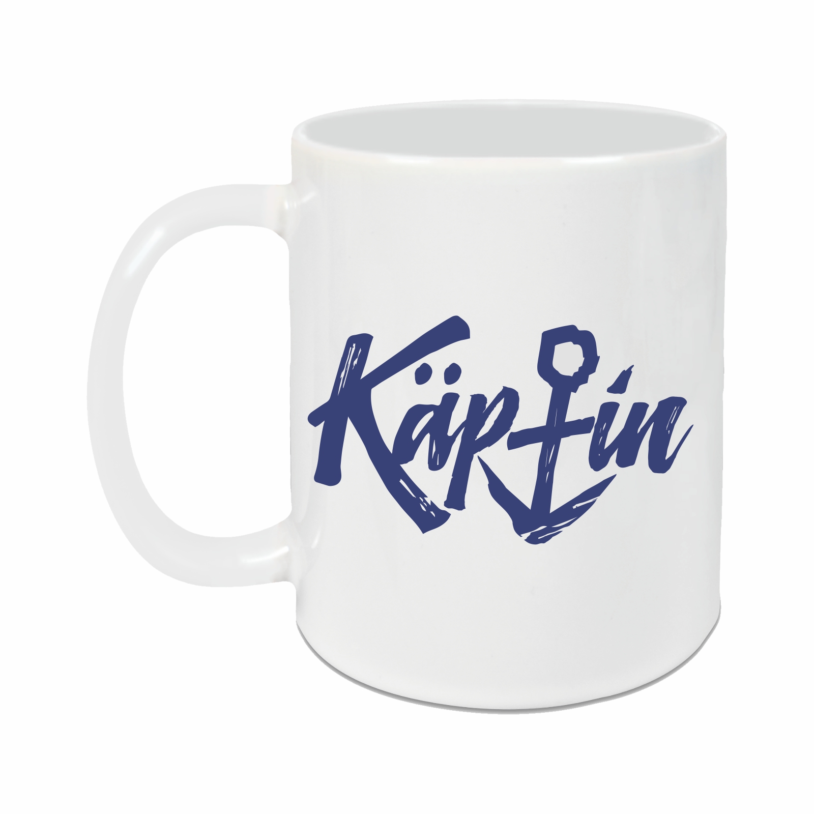 Tasse - Käptin weiß