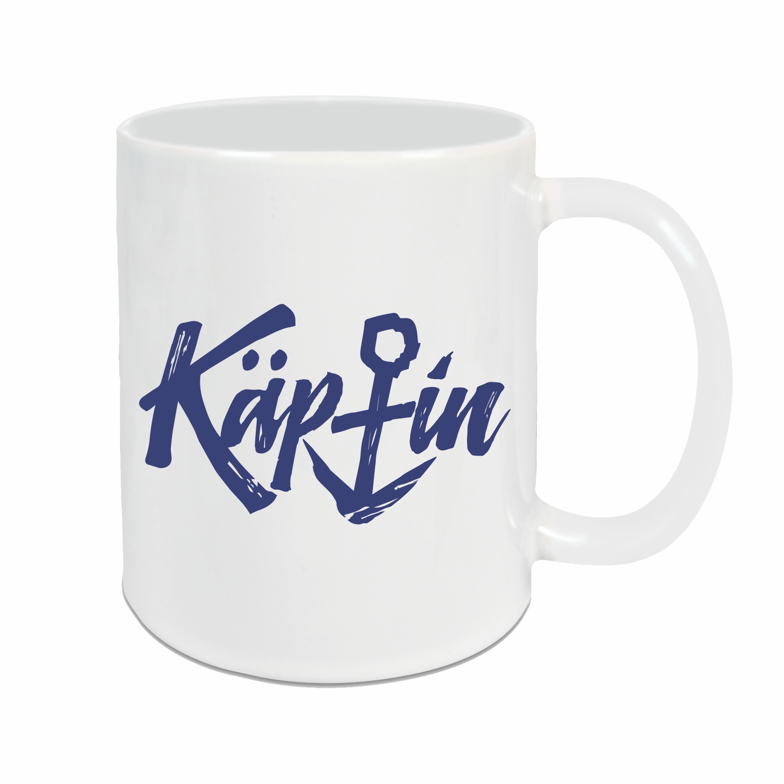 Tasse - Käptin weiß
