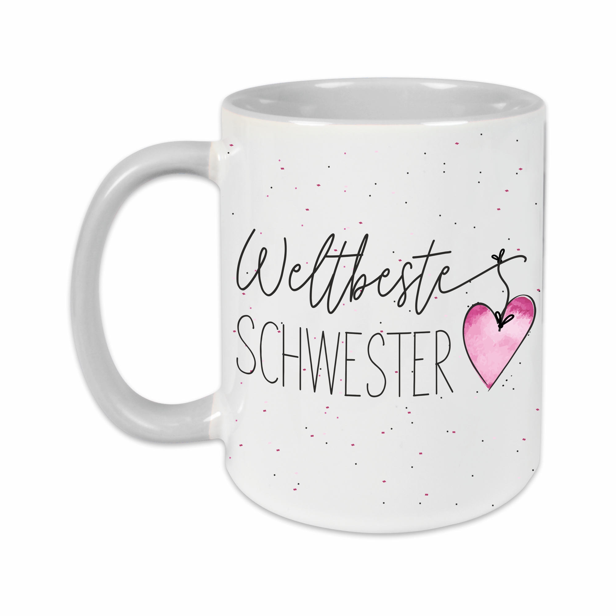 Tasse - Weltbeste Schwester grau