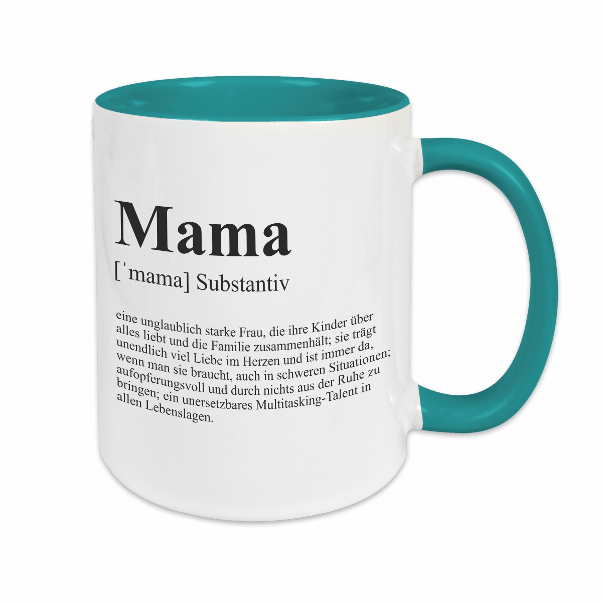 Tasse - Definition Mama türkis – Ansicht 1 von 3