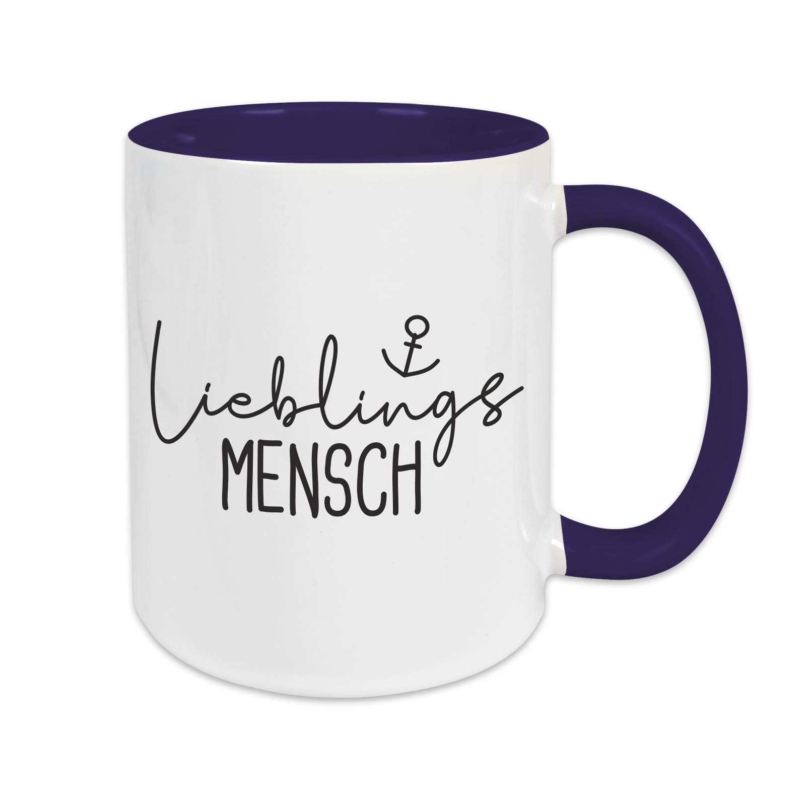 Tasse - Lieblingsmensch dunkelblau