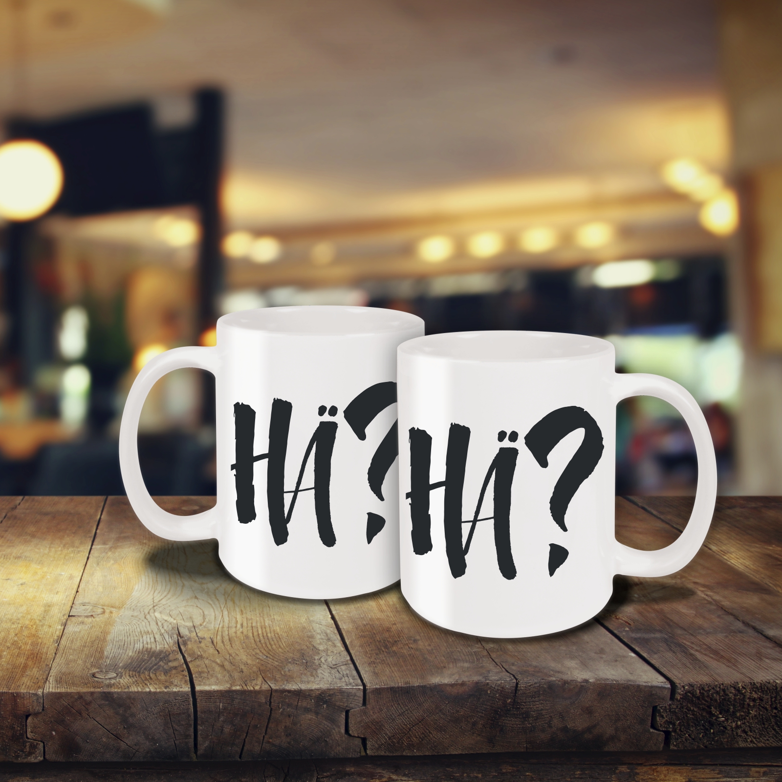 Tasse - Hä? weiß