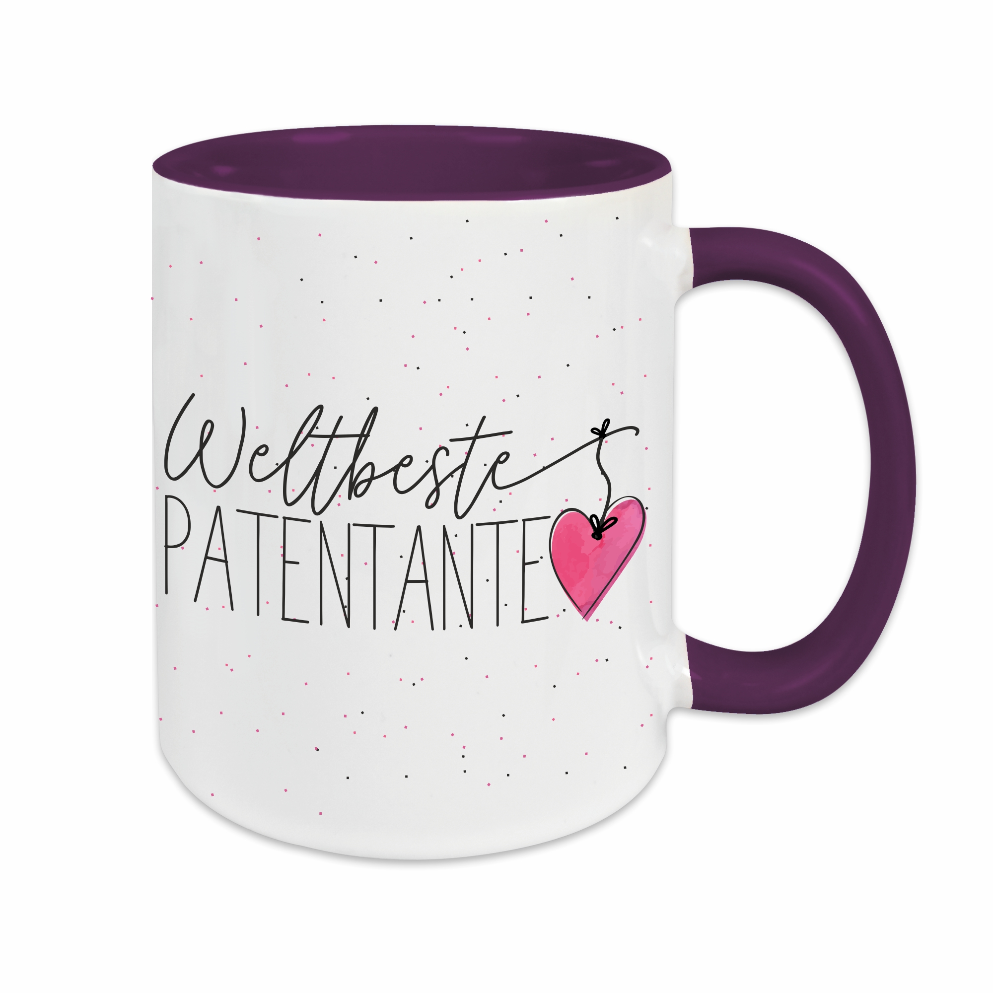 Tasse - Weltbeste Patentante lila