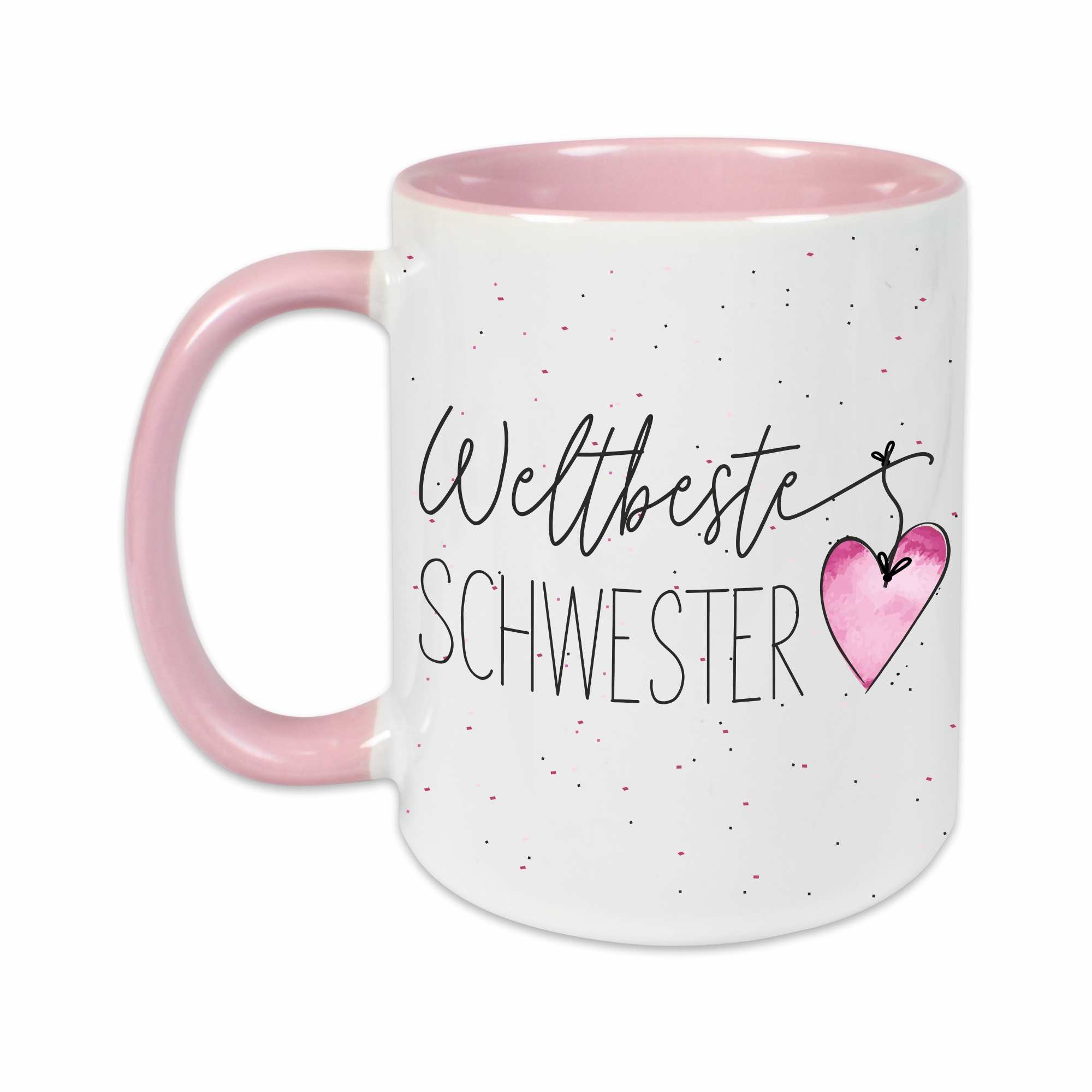 Tasse - Weltbeste Schwester rosa