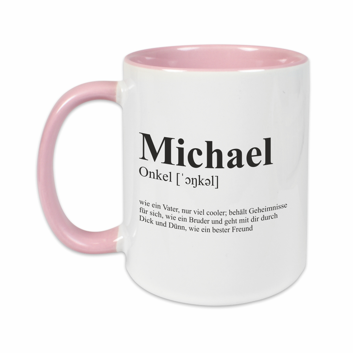 Tasse - Definition Onkel rosa personalisiert