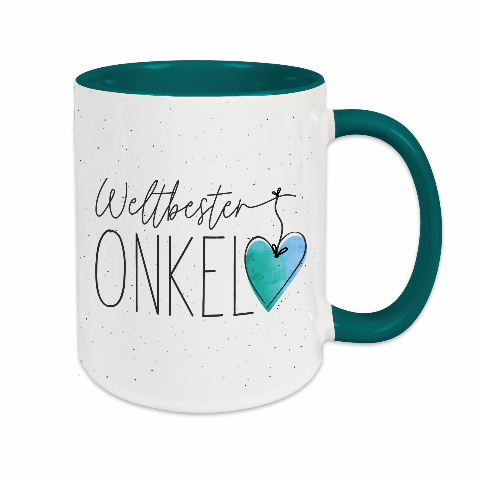 Tasse - Weltbester Onkel petrol – Ansicht 1 von 3