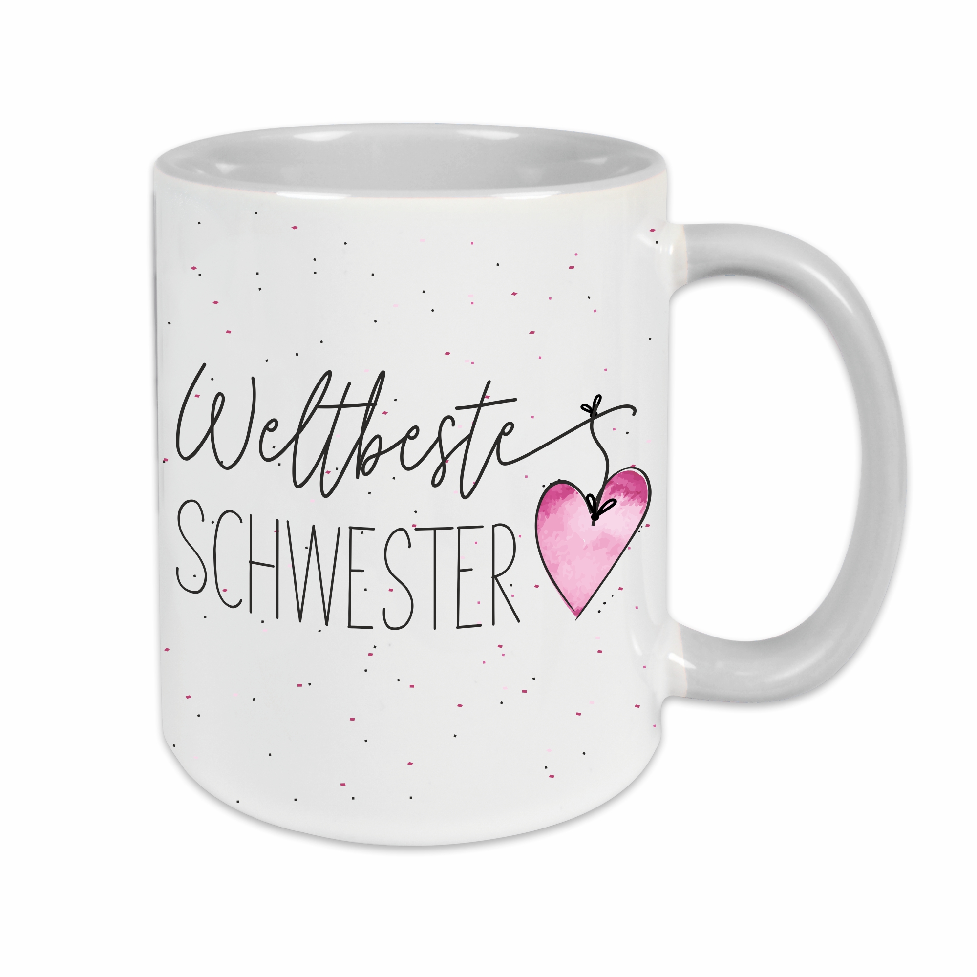 Tasse - Weltbeste Schwester grau