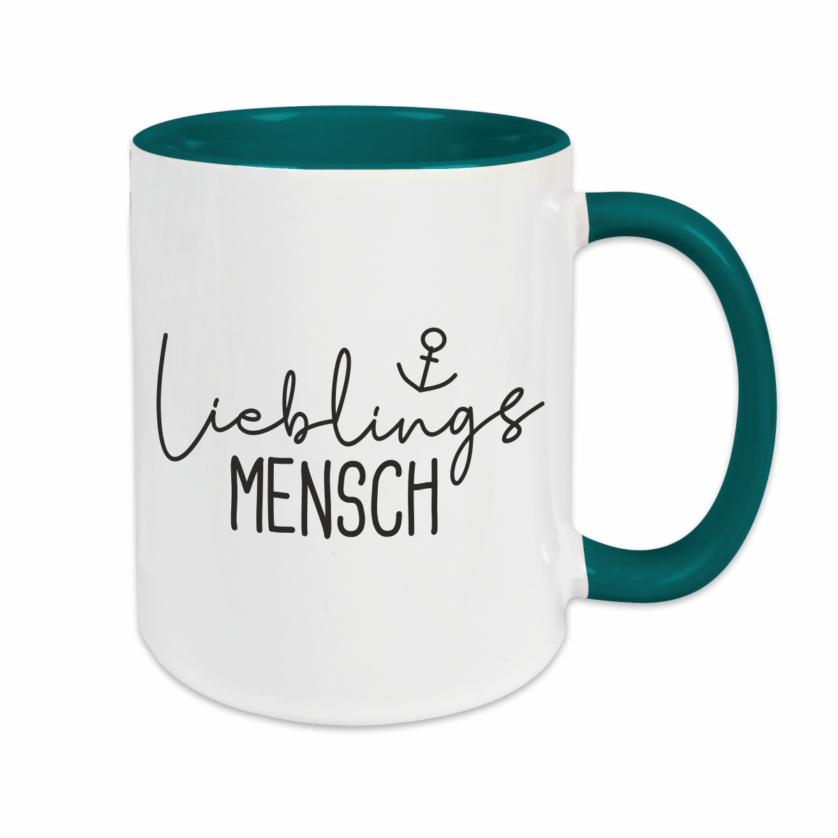 Tasse - Lieblingsmensch petrol