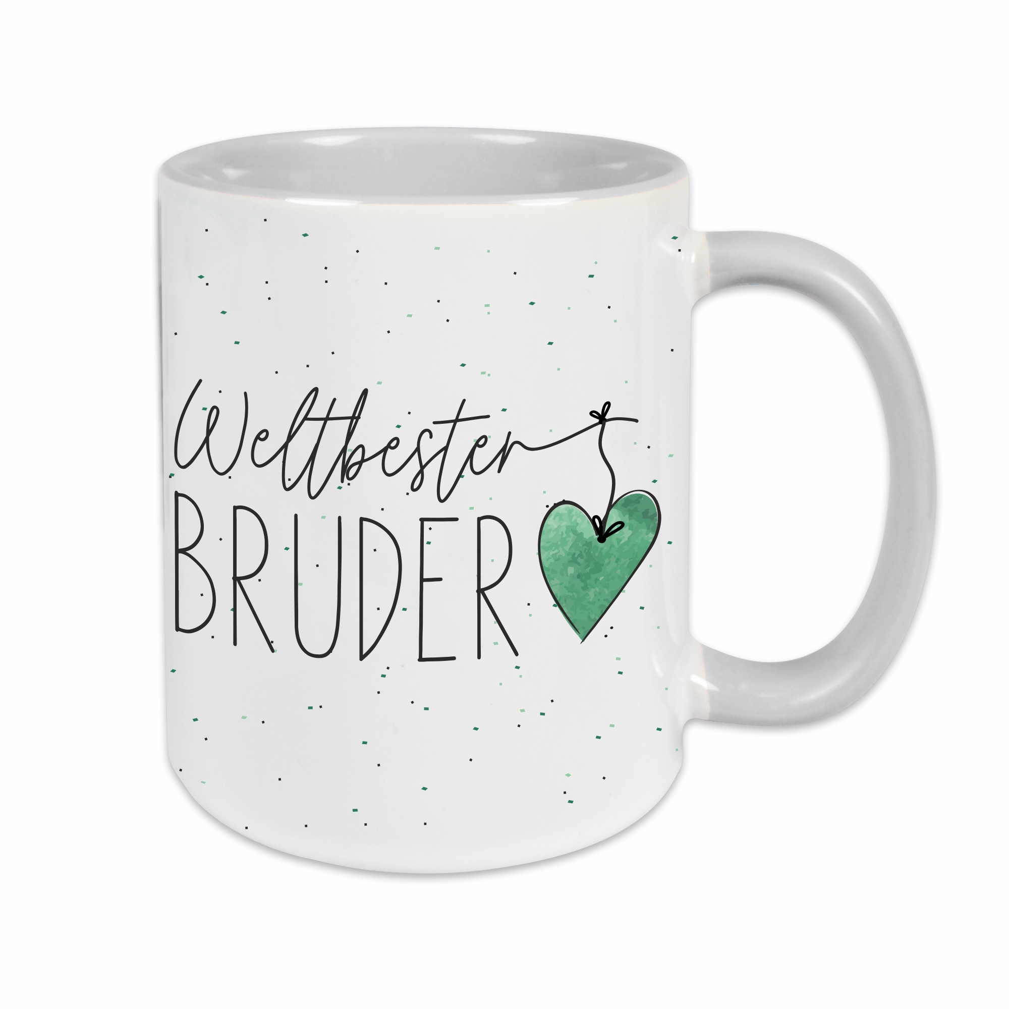 Tasse - Weltbester Bruder grau