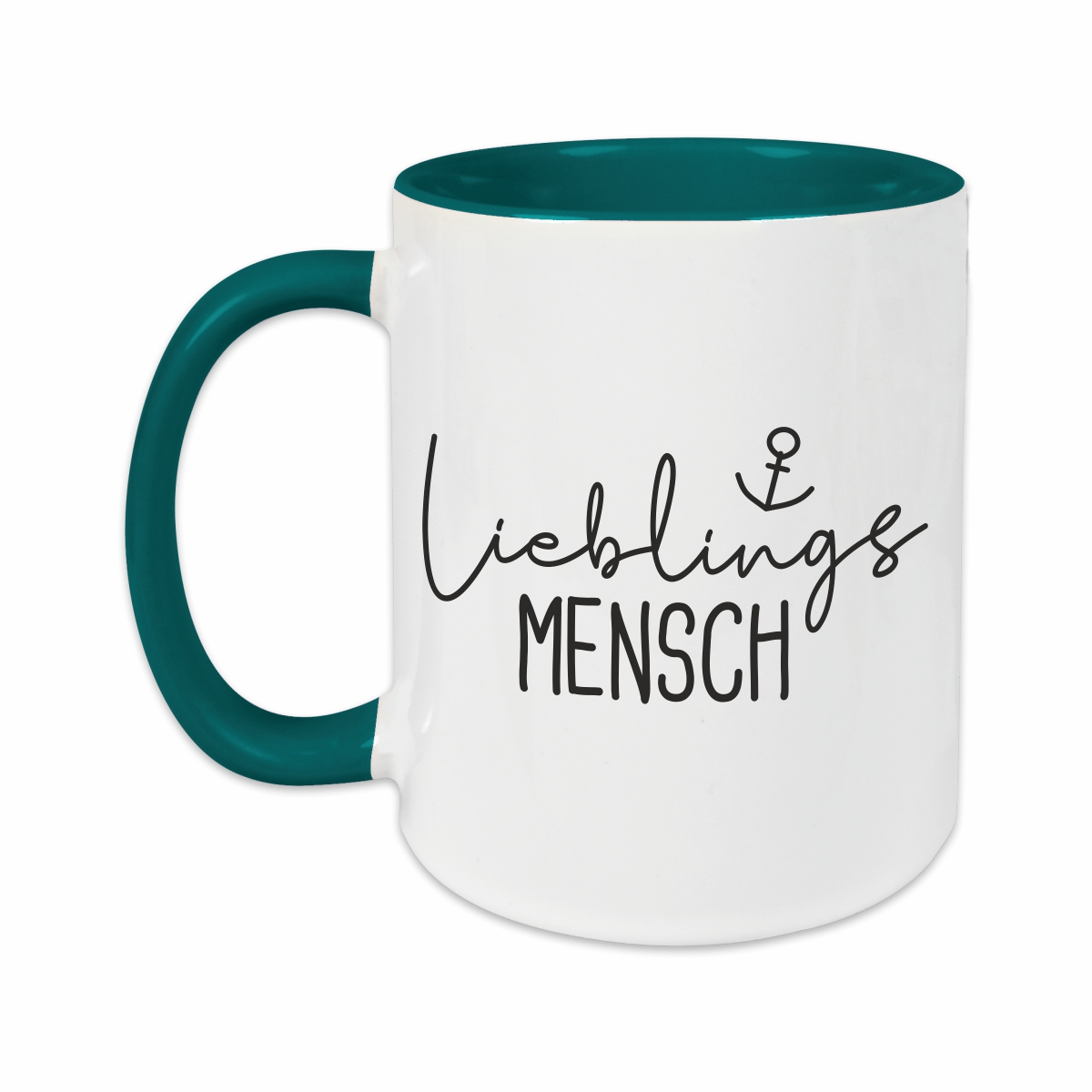 Tasse - Lieblingsmensch petrol