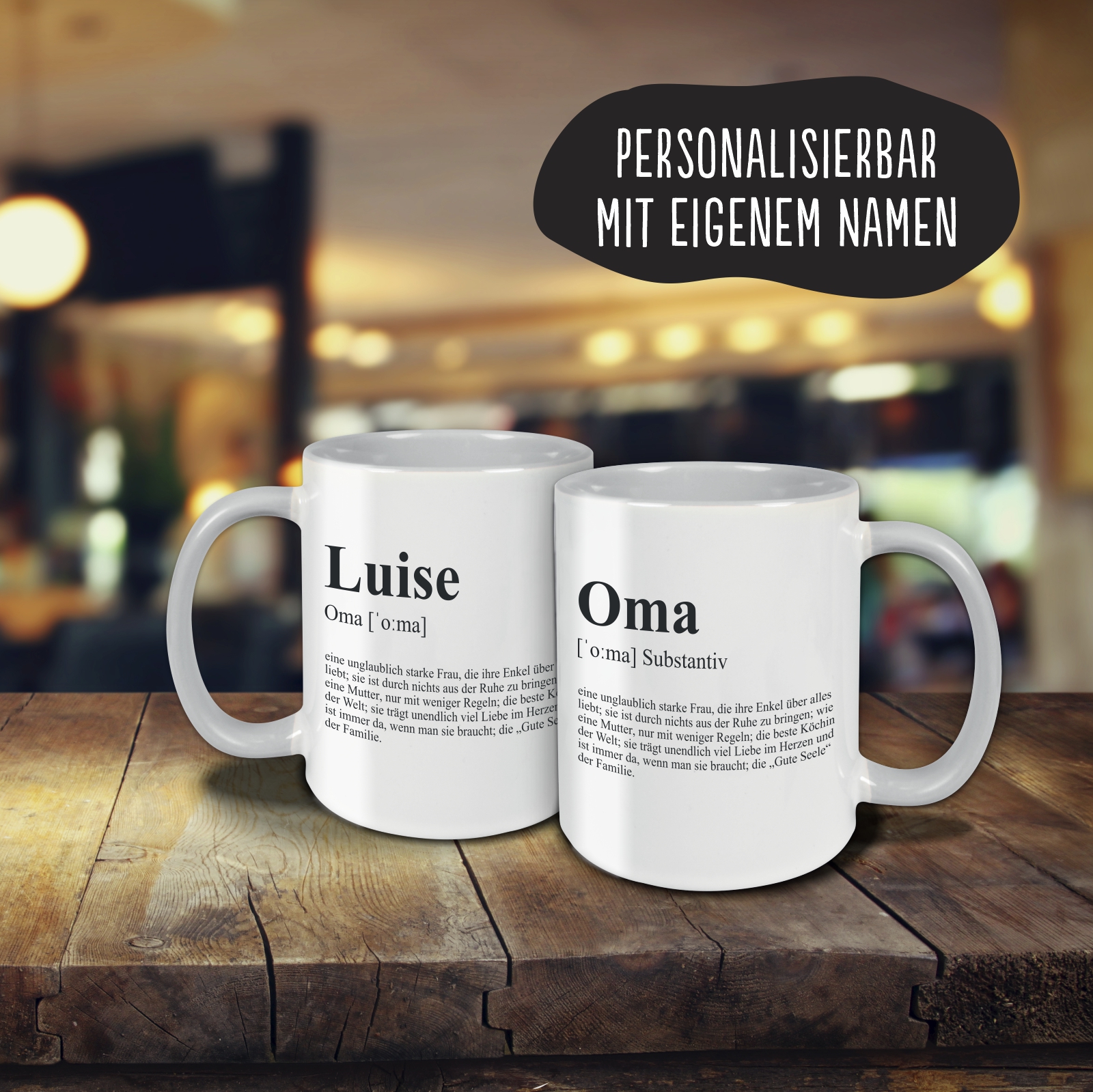 Tasse - Definition Oma grau