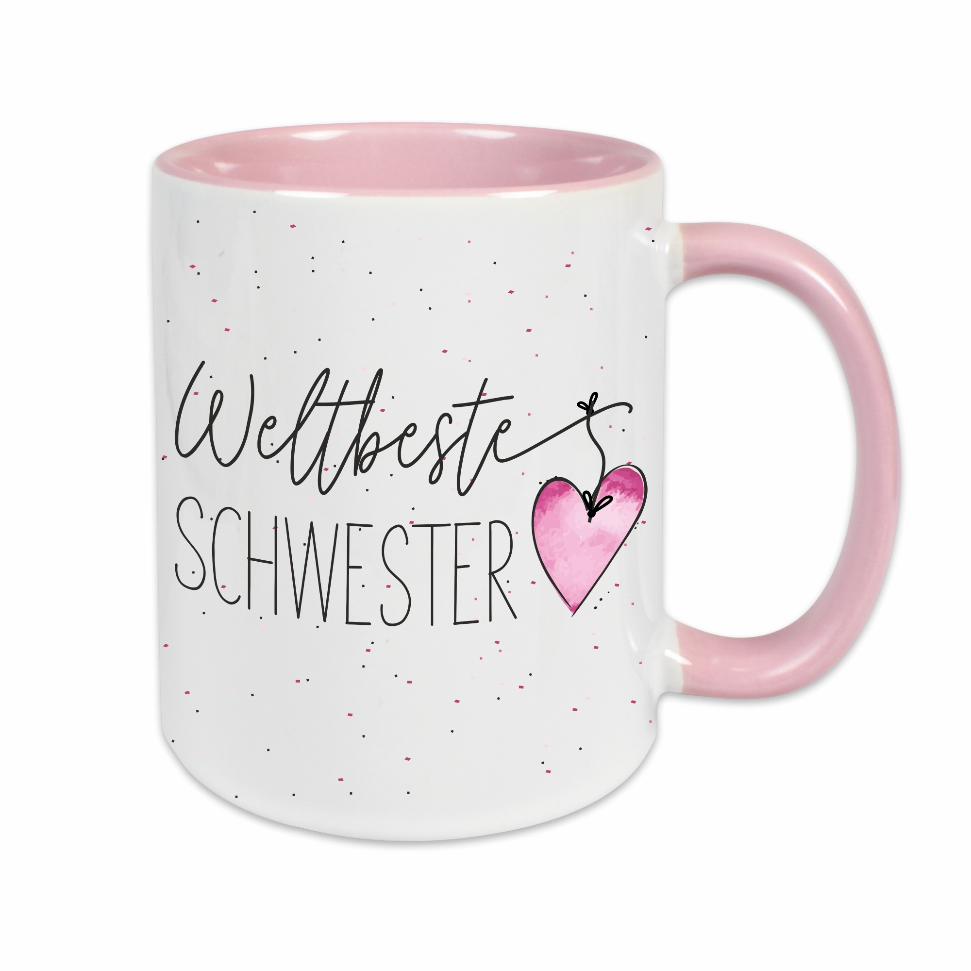 Tasse - Weltbeste Schwester rosa