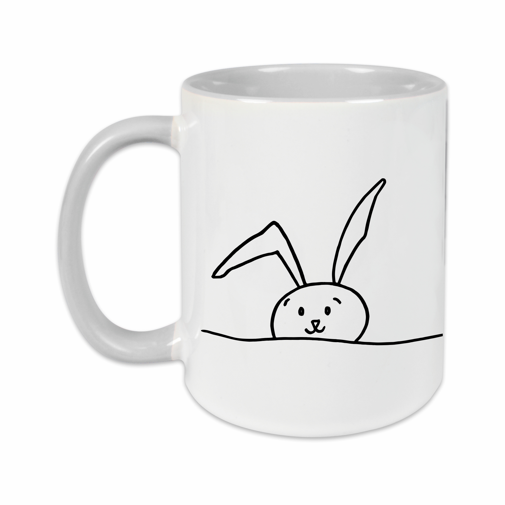 Tasse - Hase grau