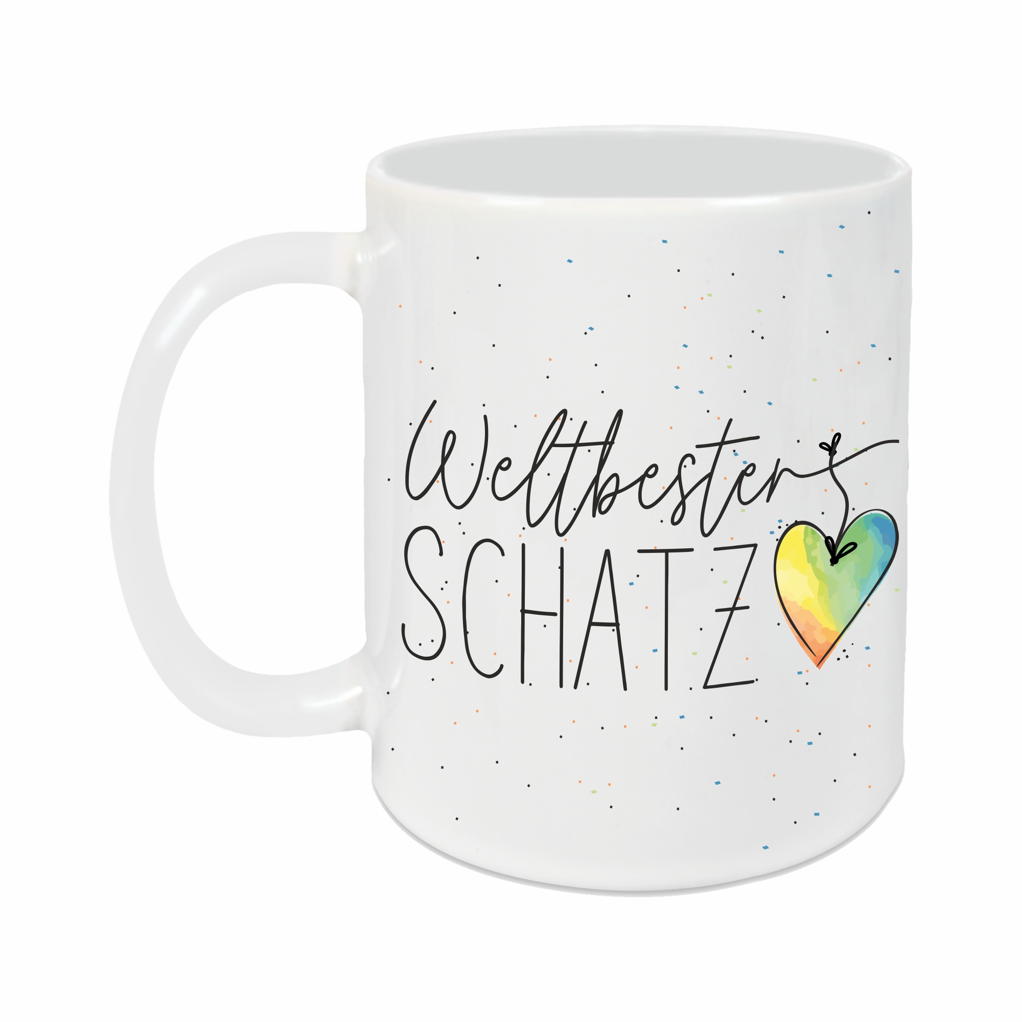 Tasse - Weltbester Schatz weiß