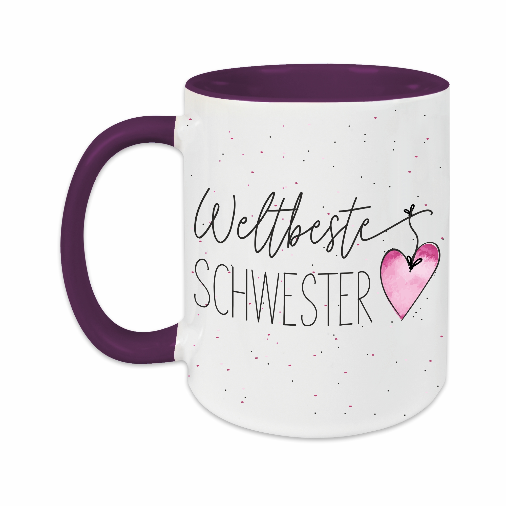 Tasse - Weltbeste Schwester lila