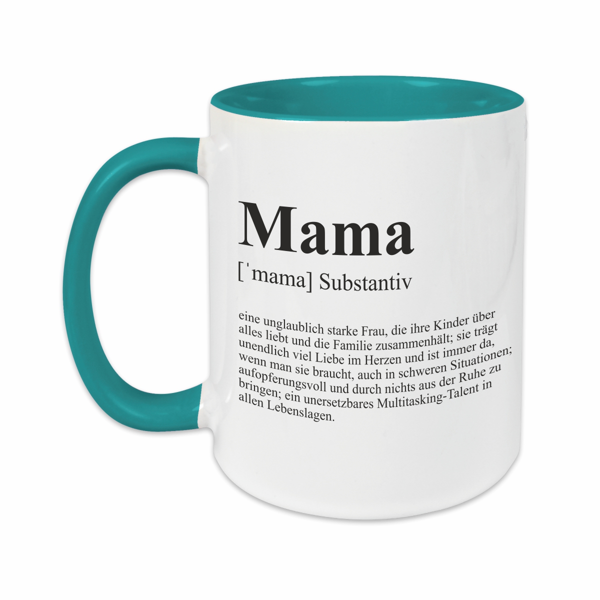 Tasse - Definition Mama türkis – Ansicht 2 von 3