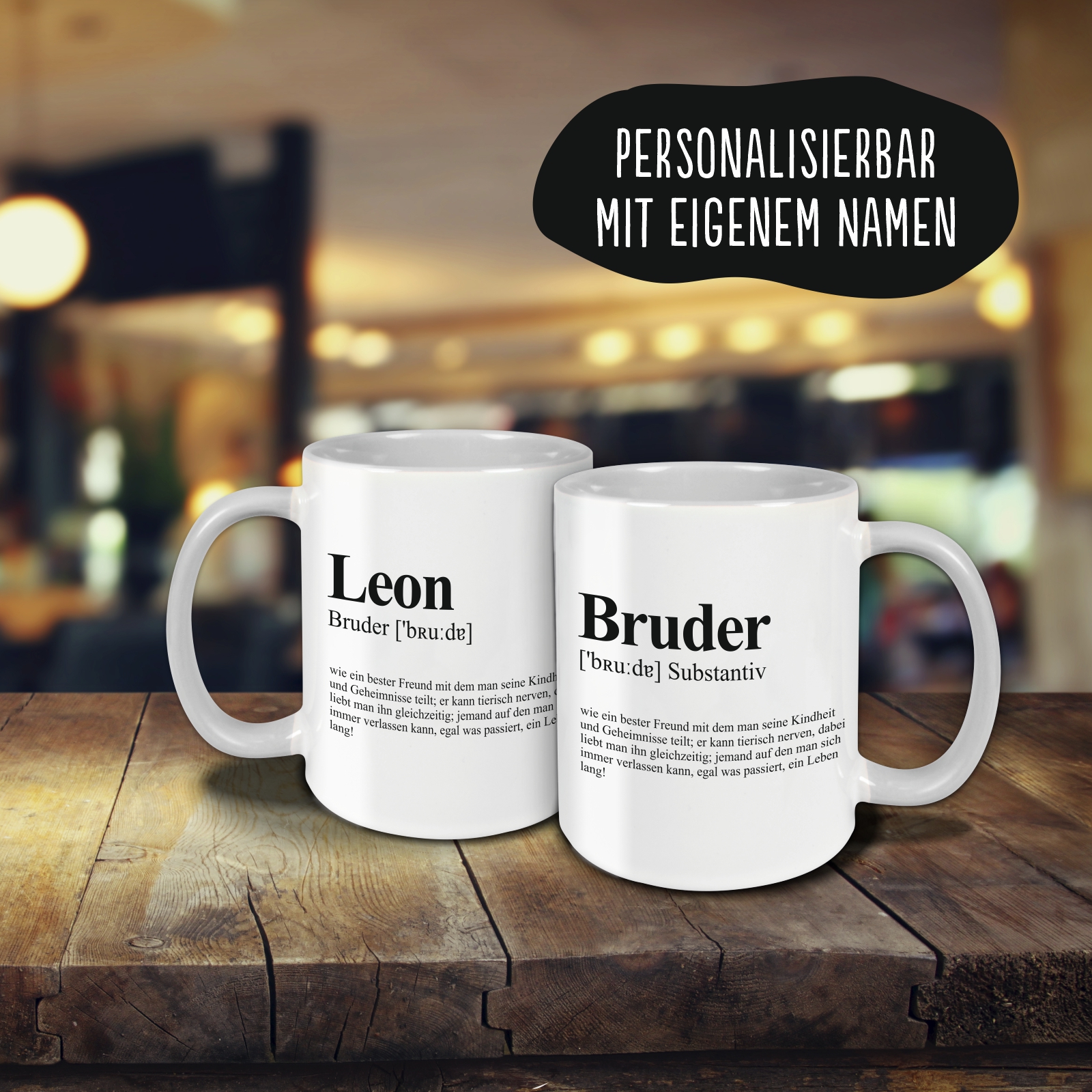 Tasse - Definition Bruder grau