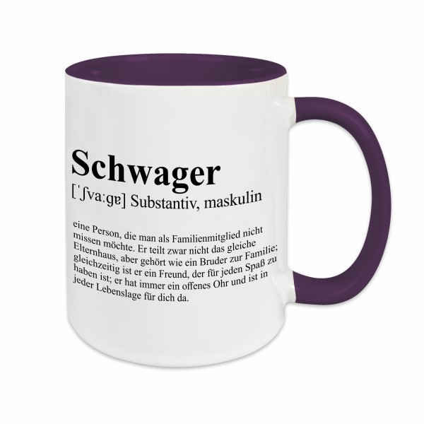 Tasse - Definition Schwager