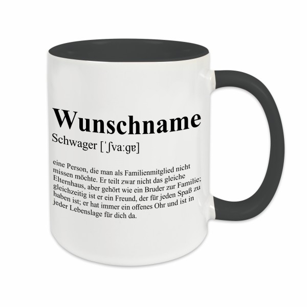 Tasse - Definition Schwager