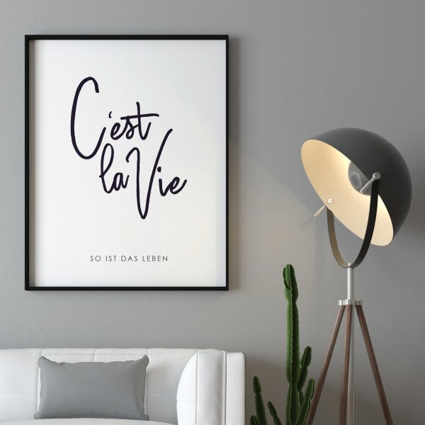 Poster - C'est La Vie