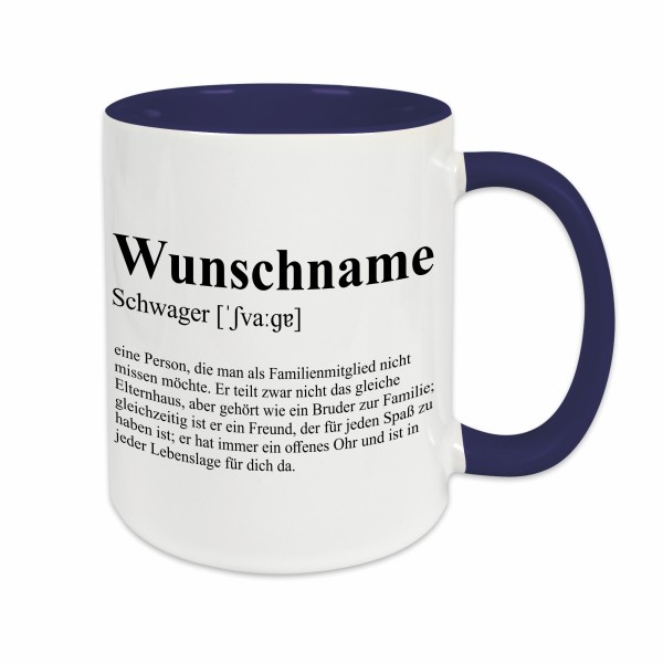 Tasse - Definition Schwager
