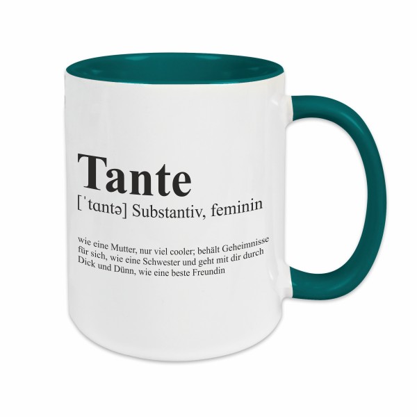Tasse - Definition Tante