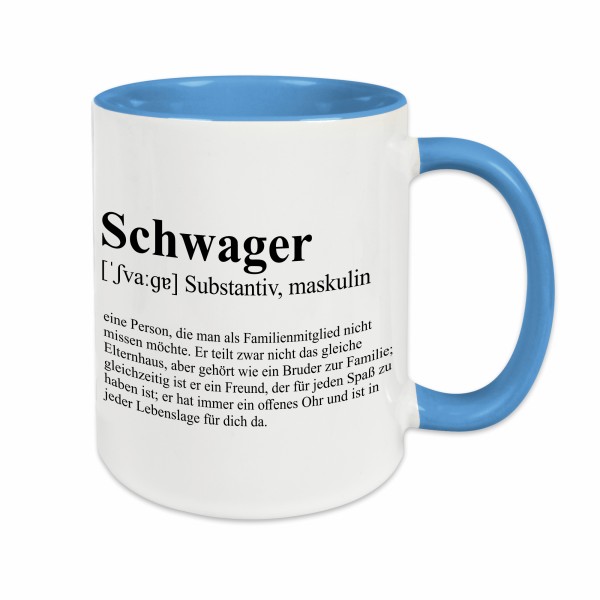 Tasse - Definition Schwager