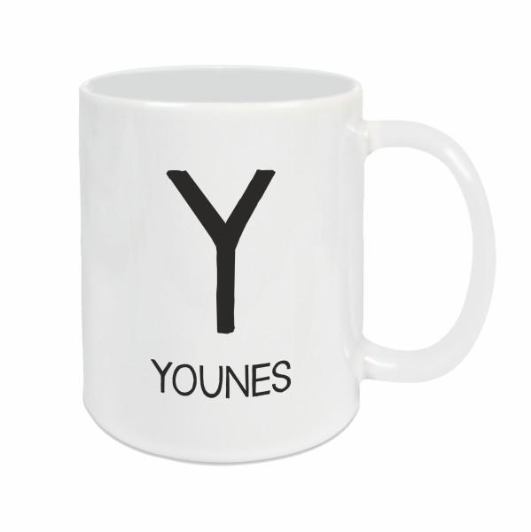 Tasse - Buchstabe & Name