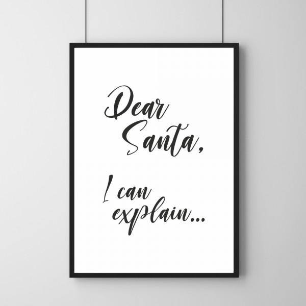 Poster - Dear Santa ...