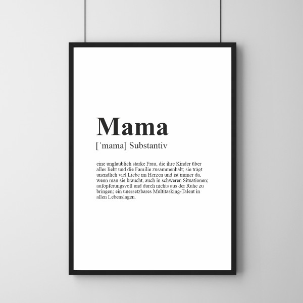 Poster - Definition Mama